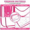 thumbnail image 4 of Neceser AURUZA de PVC transparente aprobado por la TSA, paquete de 4, 4 of 7