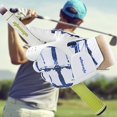 thumbnail image 4 of 2x Guantes para golf para hombres, mano izquierda, cuero profesion transpirable, guante izquierdo profesion para un tiro agradable shamjiam  los hombres dejaron guantes de golf, 4 of 9