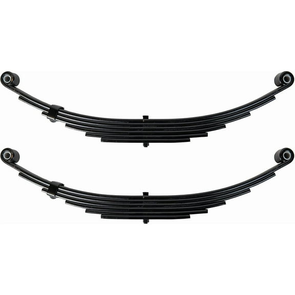 The Trailer Parts Outlet - 6 Leaf 25 1/4" x 1 3/4" Double Eye Springs for 7000 lb Trailer Axle, Pair of 2