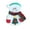 White, variant on Red Festive Dining Utensil Wraps For Knife And Fork With Themed Patterns For Western Table Decor In Homes Restaurants And Mall Displays