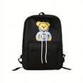 thumbnail image 4 of 4pcs Student Backpack With Handbag Crossbody Bag And Pen Bag Set, Cute Bear Pattern Backpack, Large-capacity Travel Backpack Fashion Casual Backpack, 4 of 5