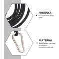 thumbnail image 5 of KHBUAB 1 Set Muscle Trainer Black Straight Bar Gym Equipment Accessories For Athletes Strength Training, 5 of 8