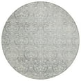 thumbnail image 2 of Addison Rugs Chantille Indoor/Outdoor Transitional Damask Gray Washable Round Rug, 8' x 8', 2 of 6