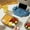 plastic lunch box with fork and spoon Under $5 a3, variant on Cagogo 2Pcs Clamshell Lunch Box, Compartmentalized Microwave Safe Lunch Box for Office Workers Adults, Leak Proof Plastic Bento Box forKidsStudents, Reusable Food Container for Meal Prep Study Work