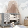 thumbnail image 4 of Tienda de campaña con forma de cúpula de corona, mosquitera, mosquitera, tienda de campaña de malla de 7 capas, decoración para habitación de niños, 4 of 6