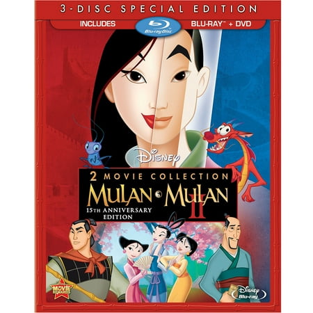 Mulan 2 Movie Collection (15th Anniversary Edition) (Blu-ray + (Best Disney Blu Rays)