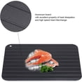 thumbnail image 3 of Meat Defrosting Tray Aluminum Magic Fast Unfreezing of Food Thawing Tray defrosting Tray for Frozen Meat Home Kitchen Gadget Heating Defroster Small Size Thawing Plate Kitchen Mat, 3 of 8