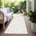 thumbnail image 6 of Addison Rugs Chantille Indoor/Outdoor Transitional Geometric Ivory Washable Runner Rug, 2'3" x 7'6", 6 of 6