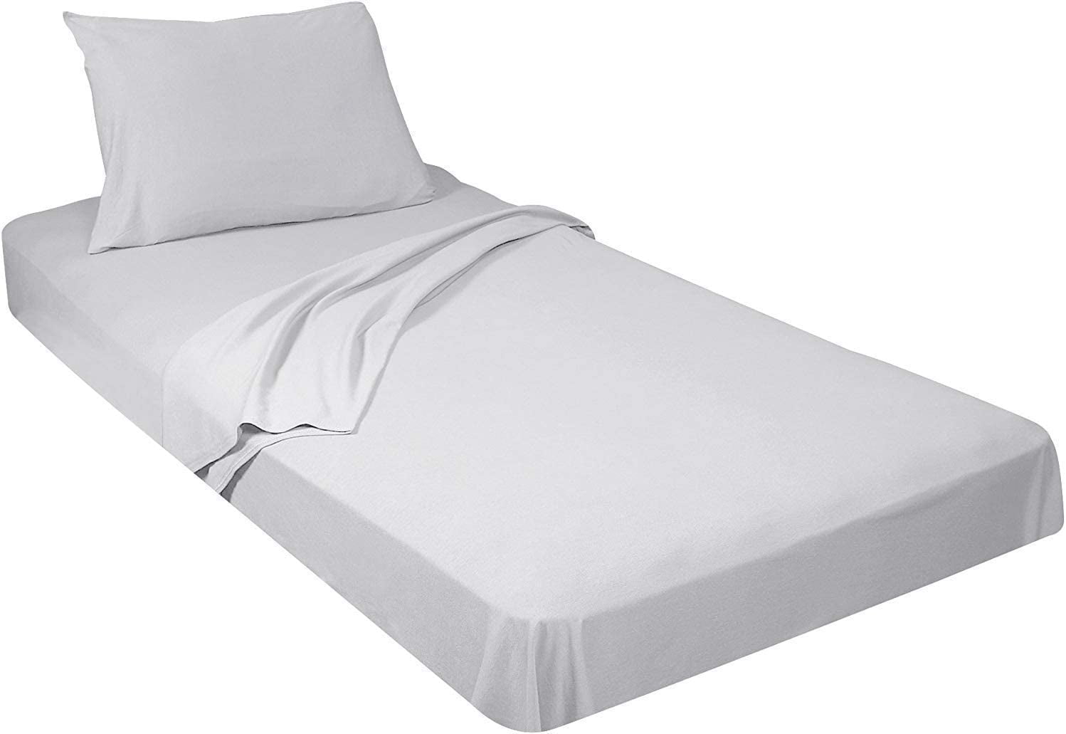 300 Threat Count 100 % Egyptian Cotton 4-Pcs Sheets for Cot Bunk Bed