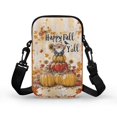 thumbnail image 2 of HELLHERO Gnome Pumpkin Fall Shoulder Bags Adjustable Strap Polyester Adult 4.33x1.97x7.09 for Casual Use, 2 of 7