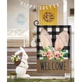 thumbnail image 5 of Spring Garden Flag Burlap Easter Flag Double Sided Home Decorative, Style 4, 5 of 5