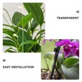 thumbnail image 3 of IDEANATEGRATE 10Ud Marcos De Soporte Transparentes Para Plantas Trepadoras Y En Maceta, 3 of 8