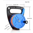 thumbnail image 4 of Greeniant Carrete de cuerda de buceo portátil con tapón, soporte de rueda retráctil de 83m, accesorios de equipo profesional de seguridad Deportes acuáticos Azul Greeniant OD002626-01, 4 of 5