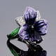 thumbnail image 2 of Las mujeres del anillo de dedo brillante anillo de compromiso anillo de circonio, 2 of 2