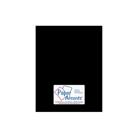 - Chipboard 8.5x11 2X Heavy 90pt Black 5pc