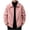 Pink, variant on Leather Jacket Men Pu Leather Bomber Motorcycle Jacket Mens Stand Collar Zip-Up Jackets Coat Casual Stylish