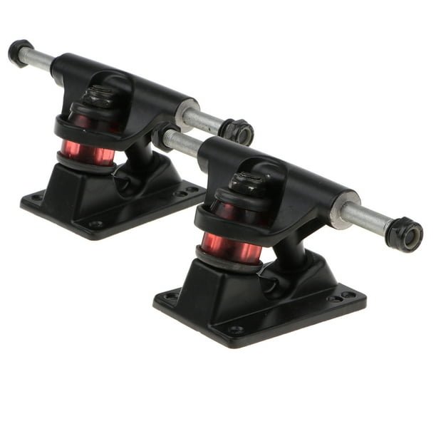 1 herramientas de camiones de monopatín de tablas más pequeñas de aleación de estabilidad Negro shamjiam 150mm Skateboard Trucks