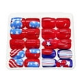 thumbnail image 7 of KUFptva 48 Pcs Star Press On Nails Short Square Stick on Nails Glittering Full Covers False Nails Manicures Supplies, 7 of 7