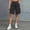*Black, variant on Women's High Waist Cargo Shorts, Casual Loose Fit Bermuda Shorts with Pockets Army Green,Women's Plus L