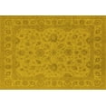 thumbnail image 1 of Ahgly Company Machine Washable Indoor Rectangle Oriental Yellow Traditional Area Rugs, 2' x 4', 1 of 4