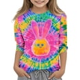 thumbnail image 1 of Tauxra Chandail à Manches Trois-Quarts Imprimé de Pâques pour Garçons Adolescents Adultes Col Rond chandail Doux Décontracté Couche de Base pour Usage Quotidien Fête de Printemps, 1 of 9