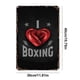 thumbnail image 5 of Letrero Chapa Boxeo Metal Pintura Hierro Rectangular Pared Bar Artística 30x40cm, 5 of 9