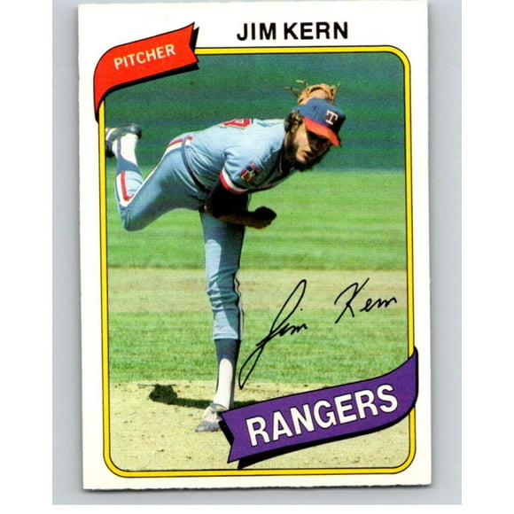 1980 O-Pee-Chee 192 Jim Kern Texas Rangers V79431