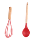 thumbnail image 1 of herramientas de cocina de madera resistentes al calor, sin BPA, utensilios antiadherentes para hornear, cocinar y mezclar., 1 of 5