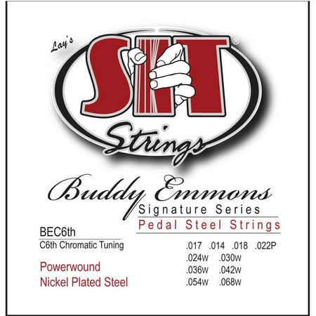 SIT BEC6TH Buddy Emmons Pedal Lap Steel Guitar Strings - (Best Strings For Lap Steel)