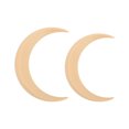 thumbnail image 2 of 2Pcs Moon Hair Fork, Decorative Portable Moon Hairpin Hair Stick For Daily Shopping Cosplays, Beautiful And Practical, Easy To Use, 2 of 8