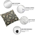thumbnail image 4 of Nawypu Violet Diamonds Pattern Chenille, Silver, Decorative Throw Pillow Cover 2pcs, 4 of 6