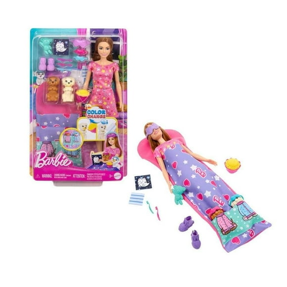 Set de Juego Barbie Fiesta de Pijamas con Perritos