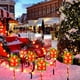 thumbnail image 5 of Luces navideñas solares para exteriores | Decoración navideña con forma de árbol de Navidad clásico y luz LED cálida | Encendido y apagado automático con energía solar, 5 of 9
