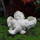 thumbnail image 4 of Adorable Figura De ángel De Resina, Estatua De Querubines, Decoración Interior Y Exterior, 4 of 9