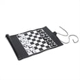 thumbnail image 2 of Juego de Ajedrez de Backgammon Enrollable, Mini Juego de Mesa Portátil de PU para Niños, Viajes Al Aire Libre, Juego de Mesa de Backgammon Familiar, 2 of 10