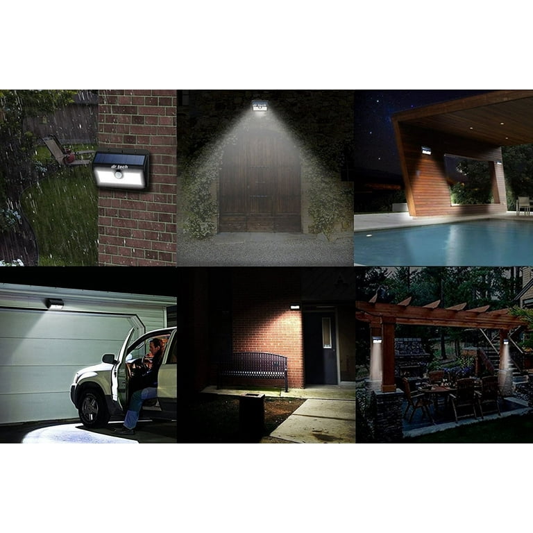 2 Pcs Dr tech Solar Lights - Bright 20 LED Solar Power Security Light with Motion Sensor . Wireless Waterproof Wall Lights for Driveway Patio Garden Path Fence Outdoor 2 Pcs Dr tech Solar Lights - Bright 20 LED Solar Power Security Light with Motion Sensor . Wireless Waterproof Wall Lights for Driveway Patio Garden Path Fence Outdoor