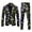 Black, variant on Men's Carnival 3D Digital Printed Suit Set Mardi Gras Blazer Slim Long Sleeve Button Down Holiday Sport Coat Light Business Suit Jacket Trousers Set 2026