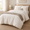 Ivory White-Twin, variant on Sizeforter 2 White Boho Chevron Bedding Sets