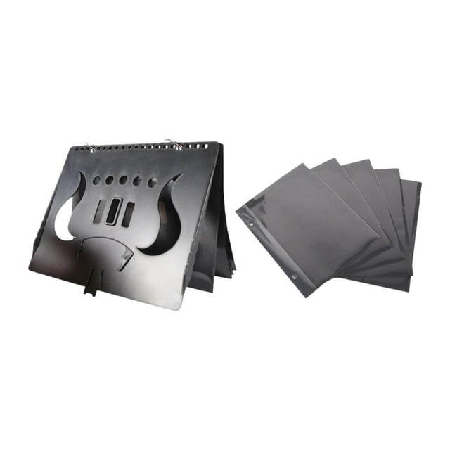 BELOVING Music Folder with 5 Window and 2 Holes Multipurpose Choir Folder Music Binder for Instrument Musicians Marching Band