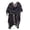 Black, variant on Ladies Fashion Casual Colorful Corn Kernels Slit Shawls Popcorn Knitted Travel Photo National Wind Outside Wrap