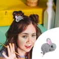 thumbnail image 5 of dajkiuy 1 Pcs Stuffed Bunny Hair Clips for Girls Cute Hairpins Barrettes for Kids Teens Women Non Slip Hair Bobby Pins Hair Accessories for Baby Toddlers (Gray), 5 of 7