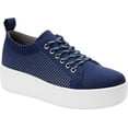 thumbnail image 1 of Women's Alegria by PG Lite TRAQ Qruise Sneaker Navy Knit 39 M, 1 of 4