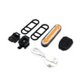 thumbnail image 1 of fastboy ABS Mountain Bike Signal Light With 5 Modes Of Slow Flashing USB Rechargeable Bicycle black, 1 of 6