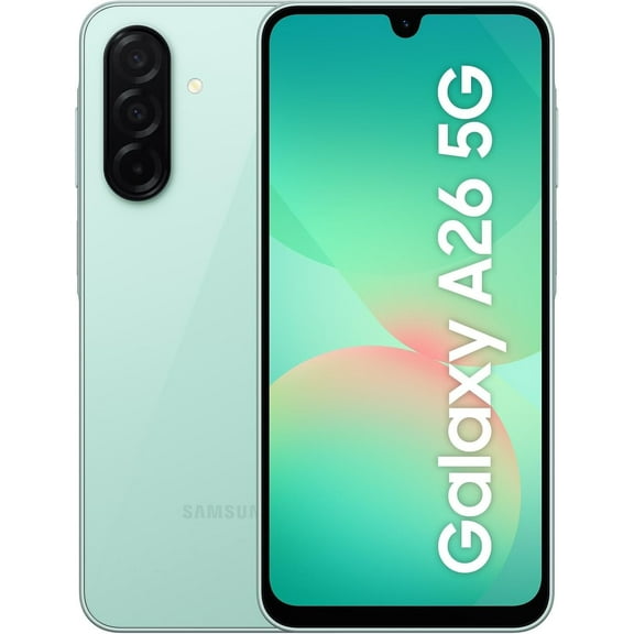 Samsung Galaxy A26 5G Ai (for Tmobile Mint Tello & Global) (256GB   8GB) Version Latina NFC Unlocked SM-A266M/DS 6.6" 120Hz 50MP Triple (Mint SM-A266MLGHTPA)