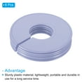 thumbnail image 3 of Uxcell Clothes Dividers, Closet Clothing Rack Size Dividers Blank Round Separator, Gray 6 pack, 3 of 5