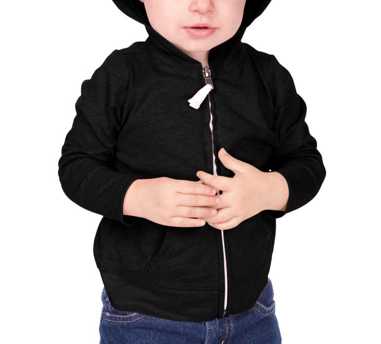 Kavio Unisex Infants Jersey Long Sleeve Zip Up Hoodie 