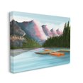 thumbnail image 5 of Stupell Calming Lake Camp Nature Canoes Landscape Painting Gallery Wrapped Canvas Print Wall Art, 5 of 5