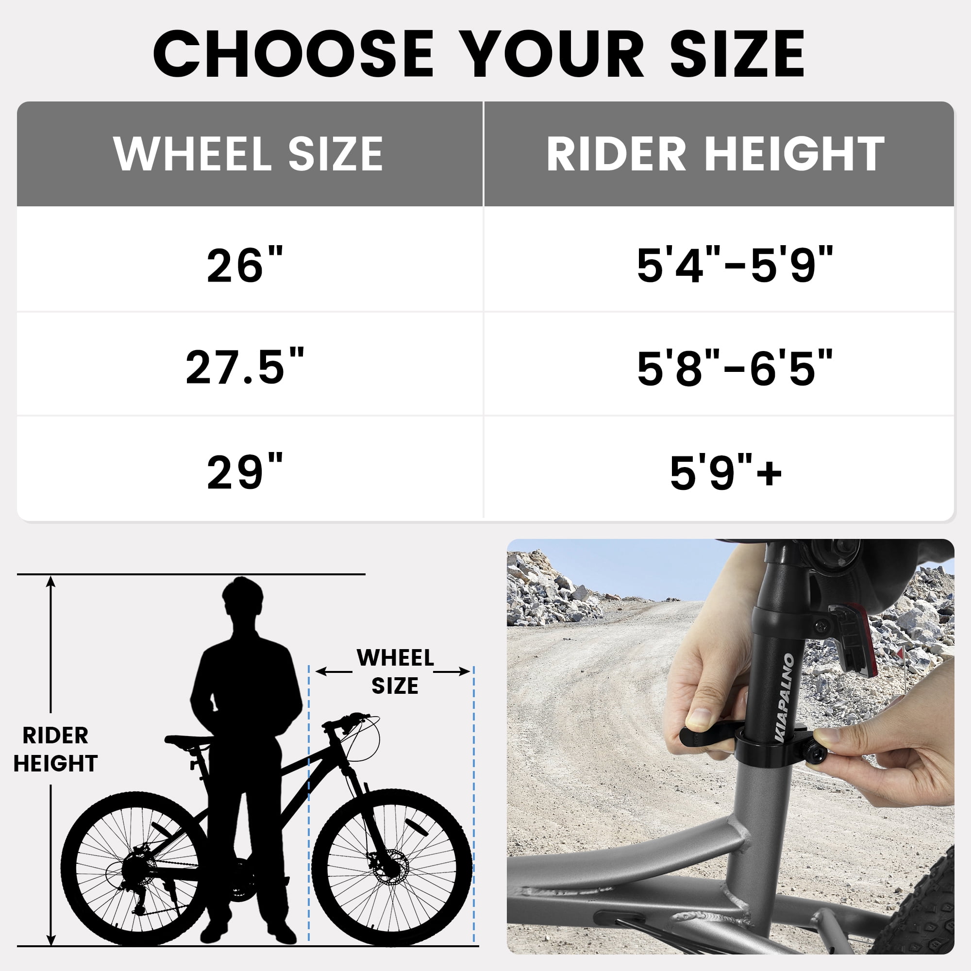 For Kids Proper Bike Size By Height Height Chart How To Choose The
