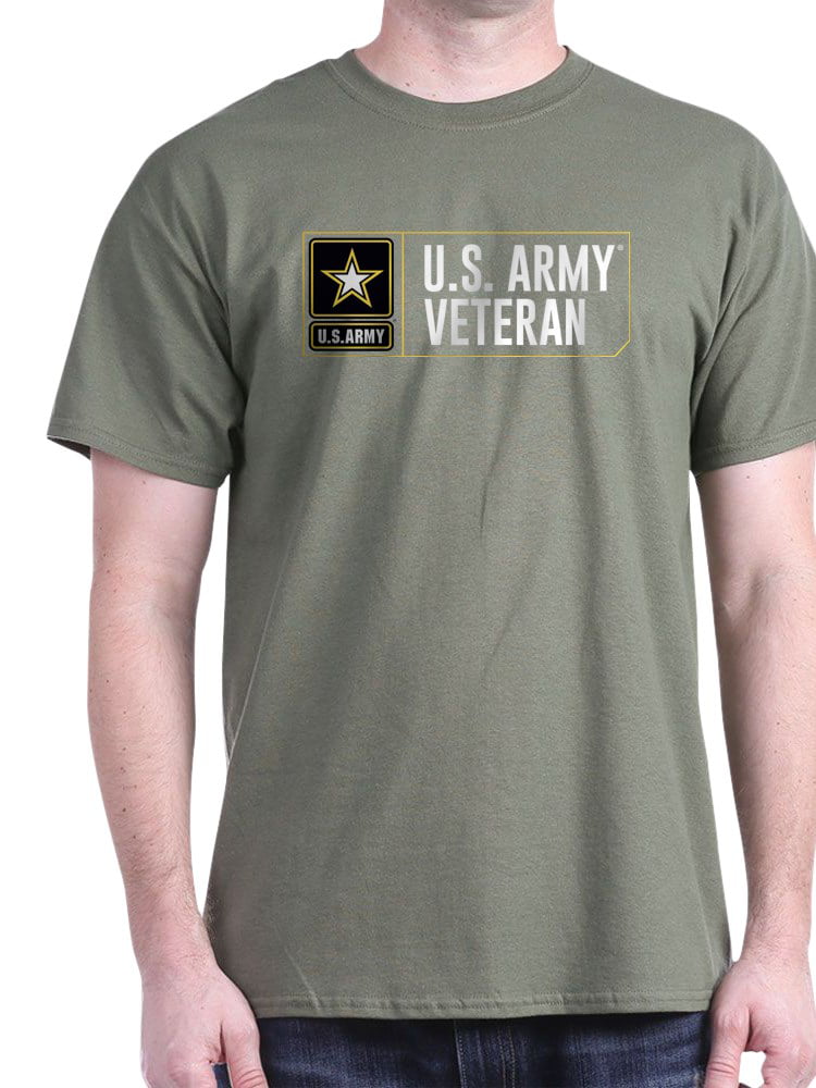 ARMED FORCES US ARMY MILITARY LOGOED COTTON CREW T-SHIRT XL