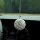 thumbnail image 2 of Bling Bling Diamond Crystal Ball Rhinestone Colgante de coche para espejo retrovisor blanco Zulema colgante de coche, 2 of 8